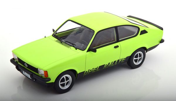 Opel Kadett C Coupe Rallye 2.0 E 1977 Groen / Zwart 1-18 Norev