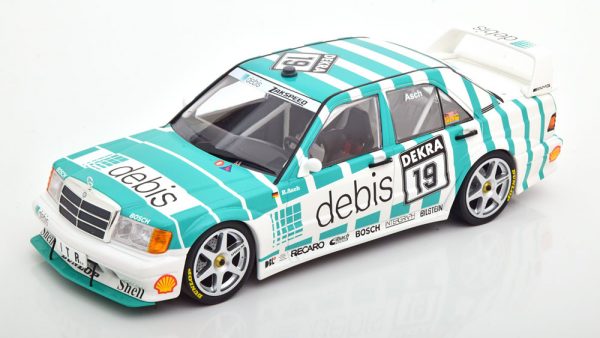 Mercedes-Benz 190E 2.5-16 No.19, DTM 1991 "Zakspeed Racing" Roland Asch 1-18 Minichamps Limited 300 Pieces