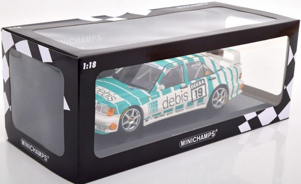 Mercedes-Benz 190E 2.5-16 No.19, DTM 1991 "Zakspeed Racing" Roland Asch 1-18 Minichamps Limited 300 Pieces