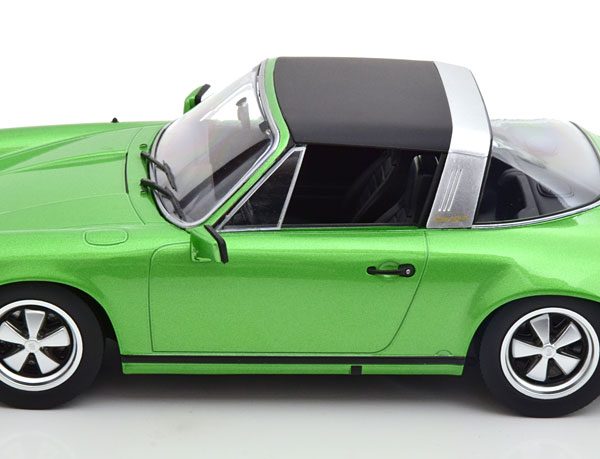 Porsche 911 Carrera 3.0 Targa 1977 Groen Metallic 1-18 KK Scale ( Metaal )