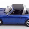 Porsche 911 Carrera 3.0 Targa 1977 Blauw Metallic 1-18 KK Scale ( Metaal )