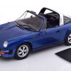 Porsche 911 Carrera 3.0 Targa 1977 Blauw Metallic 1-18 KK Scale ( Metaal )