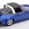 Porsche 911 Carrera 3.0 Targa 1977 Blauw Metallic 1-18 KK Scale ( Metaal )