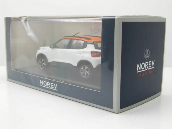 Citroen C3 2021 ( Indian Market ) White / Orange Roof 1:43 Norev