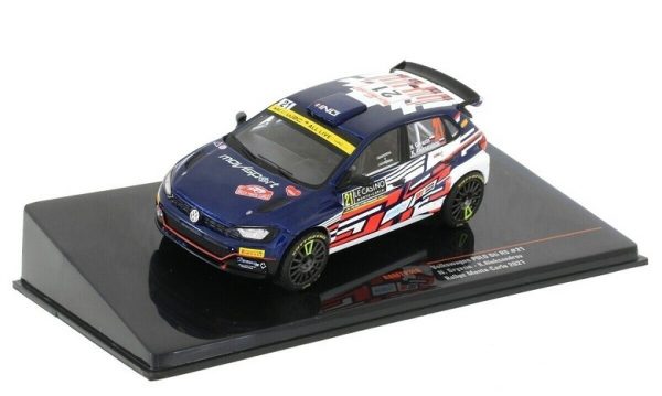 Volkswagen Polo GTI R5 #21 Rally Monte Carlo 2021 Nikolay Gryazin 1:43 Ixo Models