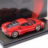 Ferrari F8 Tributo 2019 Rosso Corsa 322 Rood ( Zilvere Velgen ) 1-43 BBR Models Limited 48 Pieces