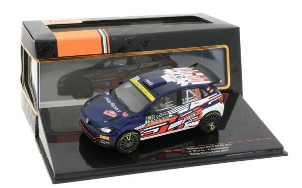 Volkswagen Polo GTI R5 #21 Rally Monte Carlo 2021 Nikolay Gryazin 1:43 Ixo Models