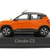 Citroen C3 (Indian Market) 2021 Orange & Grey roof 1:43 Norev