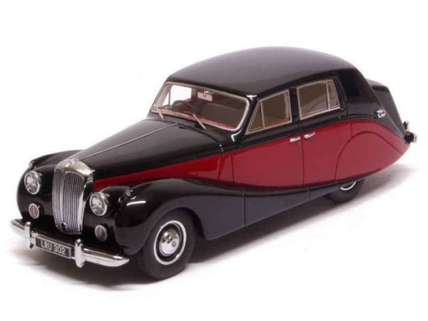 Daimler DB18 Hooper Empress 2-tone 1951 Zwart/Rood Matrix Scale Models Limited 408 pcs.