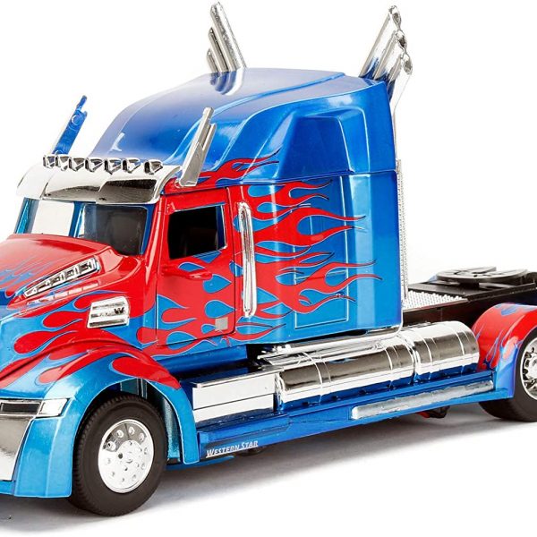 Transformers Optimus Prime Western Star 5700XE Blauw/Rood 1-24 Jada Toys
