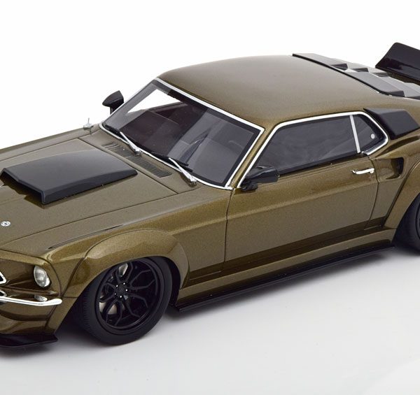Ford Mustang Coupe 1969 "Prior Design" Olive Metallic 1-18 GT Spirit Limited 1999 Pieces
