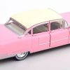 Cadillac Fleetwood "Serie 60" 1955 Roze / Wit 1-24 Greenlight Collectibles