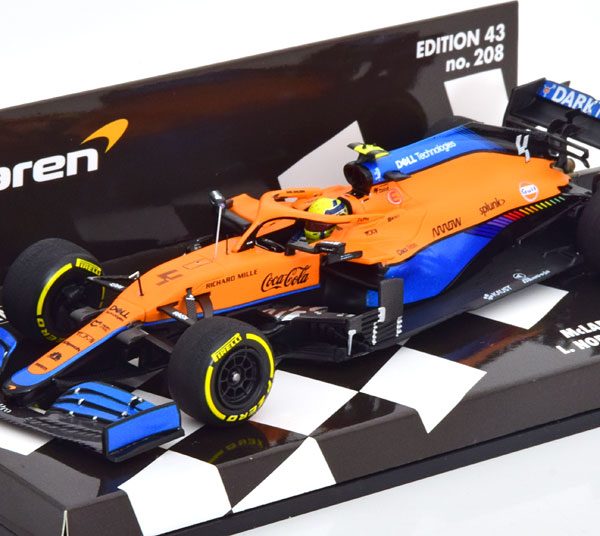 McLaren F1 Team MCL35M Bahrain GP 2021 L.Norris 1-43 Minichamps Limited 850 Pieces