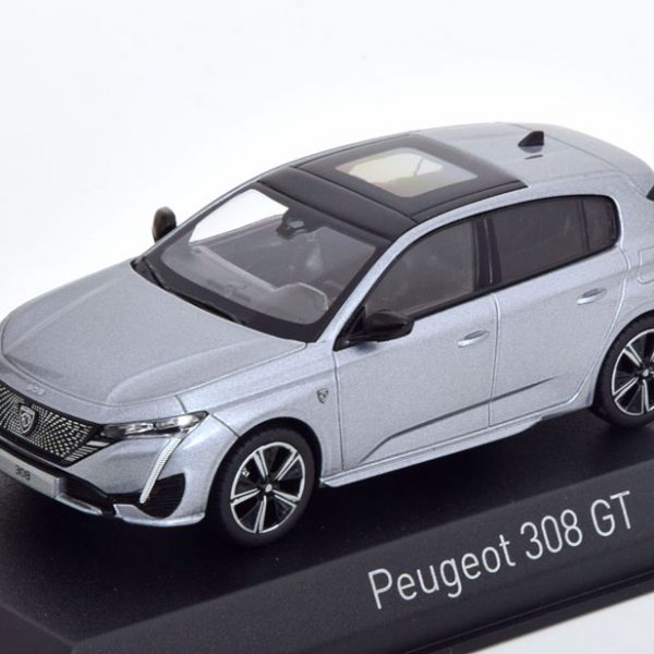 Peugeot 308 GT 2021 Grijs Metallic 1-43 Norev