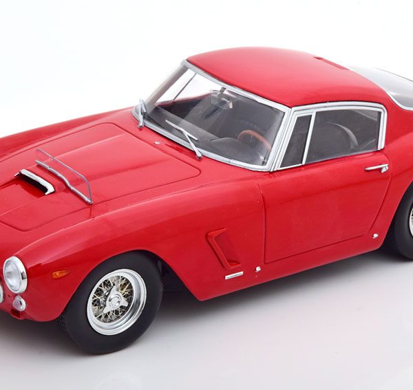Ferrari 250 GT SWB Competizione Plain Body 1961 Rood 1-18 KK Scale ( Metaal)