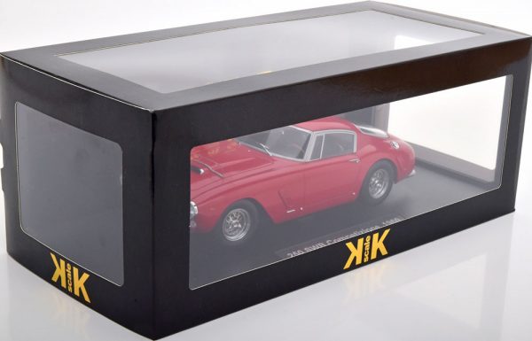 Ferrari 250 GT SWB Competizione Plain Body 1961 Rood 1-18 KK Scale ( Metaal)