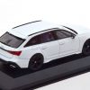 Audi RS6 Avant 2019 Wit Metallic 1-43 Minichamps Limited 336 pcs.