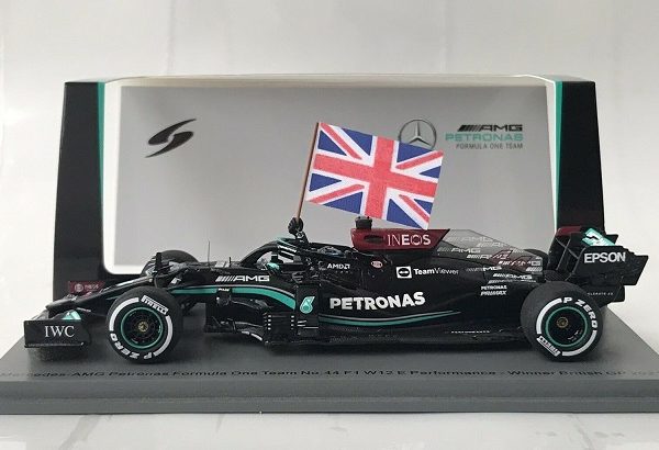 Mercedes-AMG Petronas F1 Team #44 F1 W12 E Performance Lewis Hamilton Winner British GP 2021 1:43 Spark