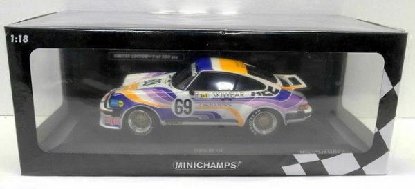 Porsche 934 #69 Schiller Racing Team 24Hrs Le Mans 1976 Haldi / Vetsch 1-18 Minichamps Limited 300 Pieces