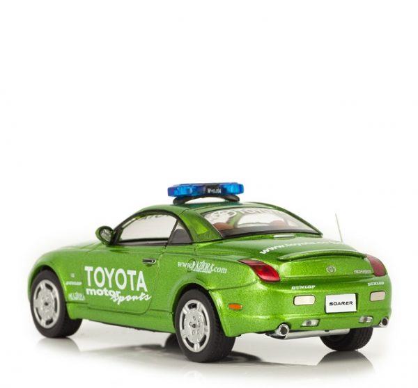 Toyota Soarer 2004 Toyota Motors Sport Pace Car 1:43 Groen J-Collection ( Made by Kyosho )