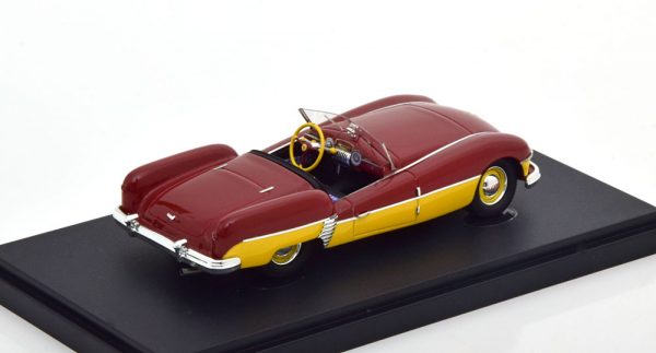 Babich Leningrad Roadster 1956 Dark Red / Yellow 1-43 Autocult Limited 333 Pieces