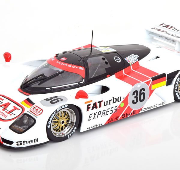 Porsche Dauer 962 #36 Winner 24Hrs Le Mans 1994 Dalmas/Haywood/Baldi 1-18 Werk83 ( Metaal )