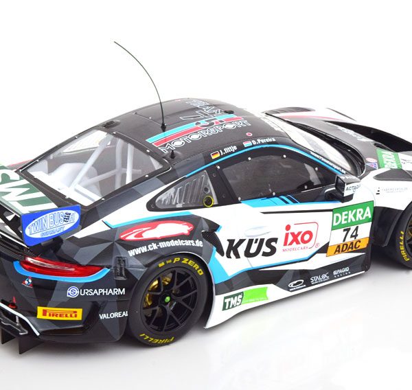 Porsche 911 GT3 R No.74, ADAC GT Masters 2021 Fittje/Pereira 1-18 Ixo Models