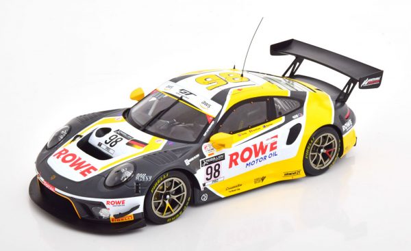 Porsche 911 GT3 R Winner 24Hrs Spa 2020 "Rowe Racing" Bamber/Tandy/Vanthoor 1-18 Ixo Models