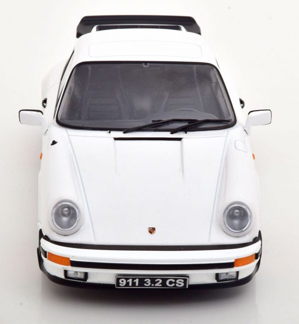 Porsche 911 Carrera 3.2 Clubsport 1989 Wit / Rood 1-18 KK Scale
