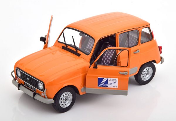 Renault 4L GTL 1978 "Direction Departementale De L'Equipement" Oranje 1-18 Solido