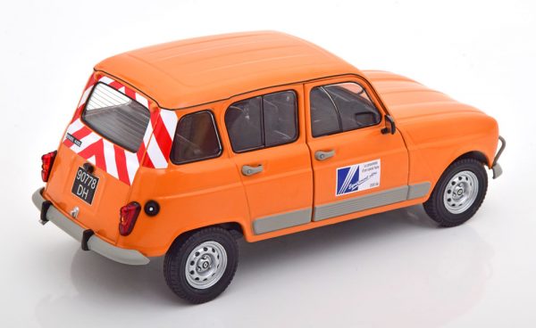 Renault 4L GTL 1978 "Direction Departementale De L'Equipement" Oranje 1-18 Solido