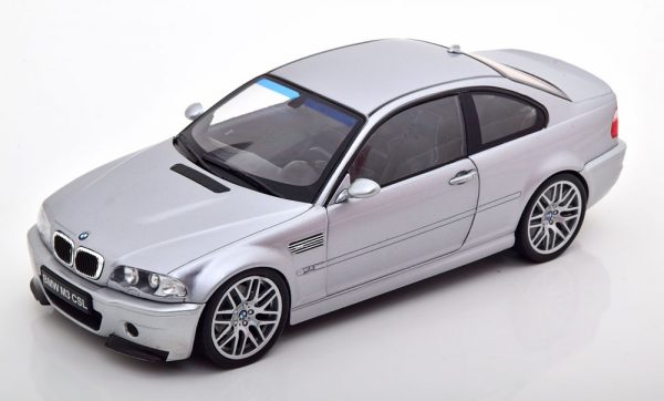 BMW M3 (E46) CSL 2003 Grijs Metallic 1-18 Solido
