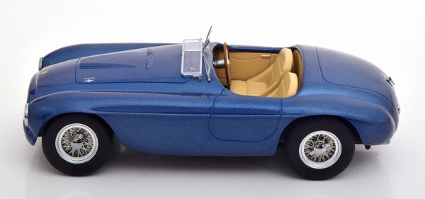 Ferrari 166 MM Barchetta 1949 Blauw Metallic 1-18 KK Scale