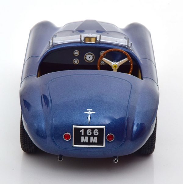 Ferrari 166 MM Barchetta 1949 Blauw Metallic 1-18 KK Scale