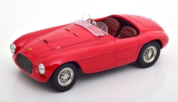 Ferrari 166 MM Barchetta 1949 Rood 1-18 KK Scale