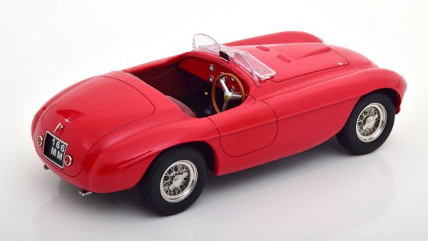 Ferrari 166 MM Barchetta 1949 Rood 1-18 KK Scale