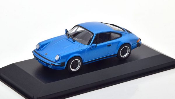 Porsche 911 SC Coupe 1979 Blauw Metallic 1-43 Maxichamps