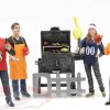 Four Figure Tailgate and Barbeque Set 1/18 Scale American Diorama