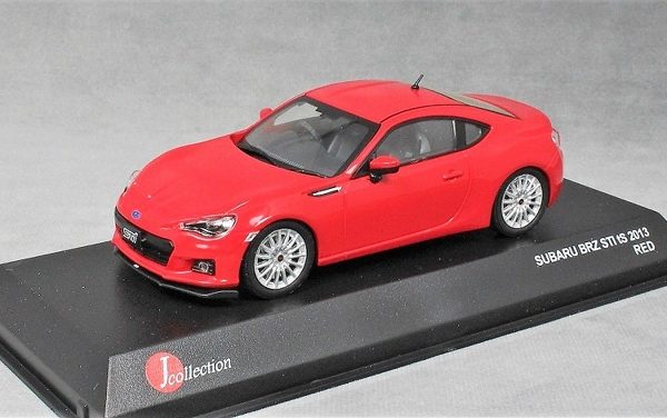 Subaru BRZ 2013 Rood 1:43 J-Collection ( Made by Kyosho )