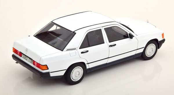 Mercedes-Benz 190E (W201) 1982 Wit 1-18 Norev