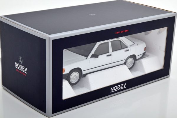 Mercedes-Benz 190E (W201) 1982 Wit 1-18 Norev