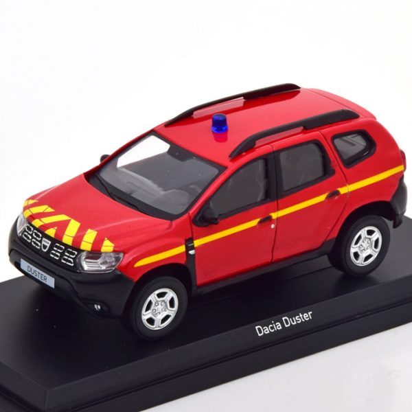 Dacia Duster 2020 "Pompiers" Rood / Geel 1-43 Norev