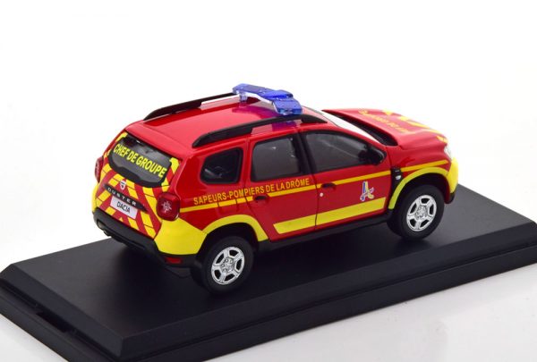 Dacia Duster 2020 "Pompiers Chef De Groupe" Rood / Geel 1-43 Norev