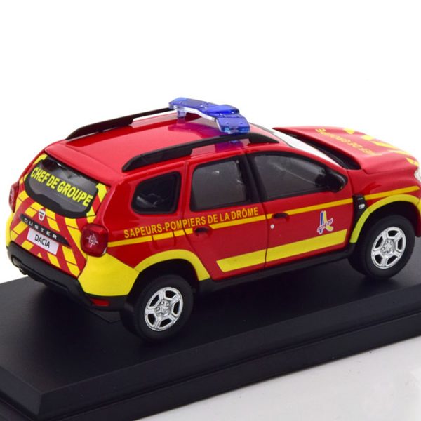 Dacia Duster 2020 "Pompiers Chef De Groupe" Rood / Geel 1-43 Norev