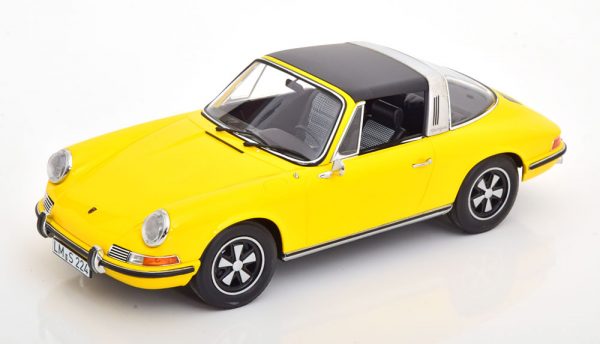 Porsche 911 E Targa 1969 Geel 1-18 Norev