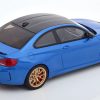 BMW M2 CS Coupe (F22) 2021 Blauw Metallic / Zwart 1-18 GT Spirit Limited 1600 Pieces