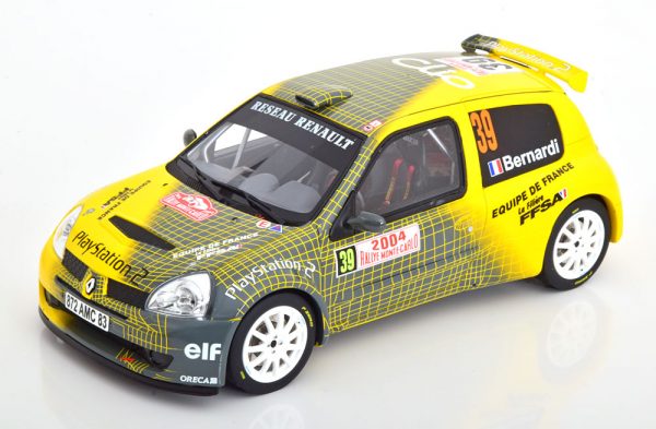 Renault Clio S1600 No.39, Rally Monte Carlo 2004 Bernardi/Giraudet 1-18 Ottomobile Limited 2500 Pieces