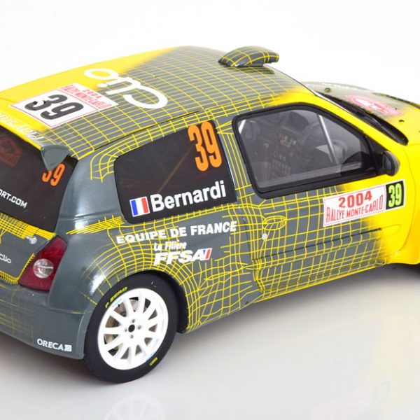 Renault Clio S1600 No.39, Rally Monte Carlo 2004 Bernardi/Giraudet 1-18 Ottomobile Limited 2500 Pieces