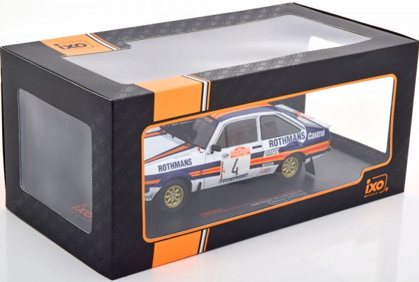 Ford Escort MKII RS 1800 No.4, Rally San Remo 1980 "Rothmans" Vatanen/Richards 1-24 Ixo Models