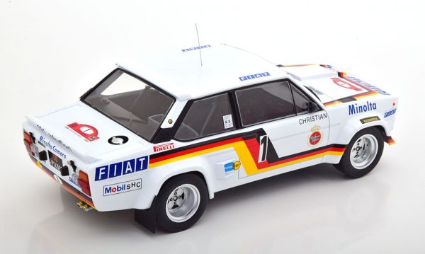 Fiat 131 Abarth No.1, Rally Hunsrück 1979 W.Röhrl / C.Geistdoerfer 1-18 Ixo Models